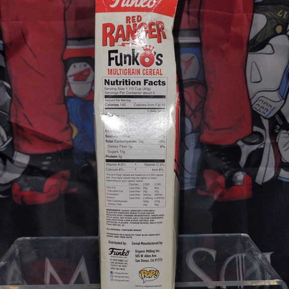 Funko Red Ranger Multigrain Cereal - Picture 2 of 7
